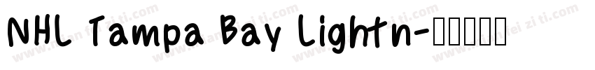 NHL Tampa Bay Lightn字体转换